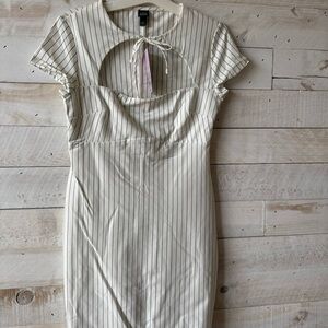 Elegant  Striped Dress wild fable